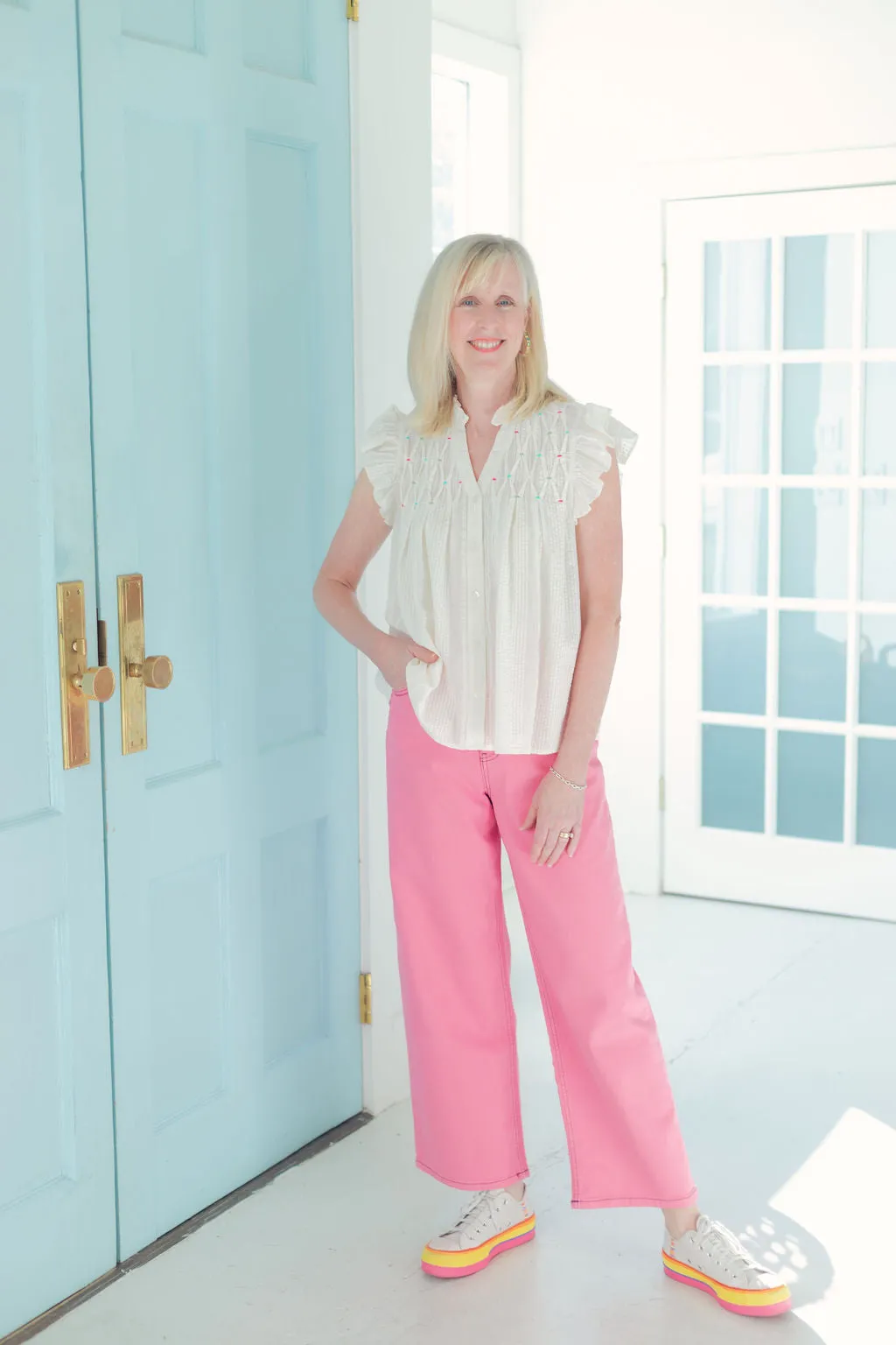 Ace Jeans | Pink