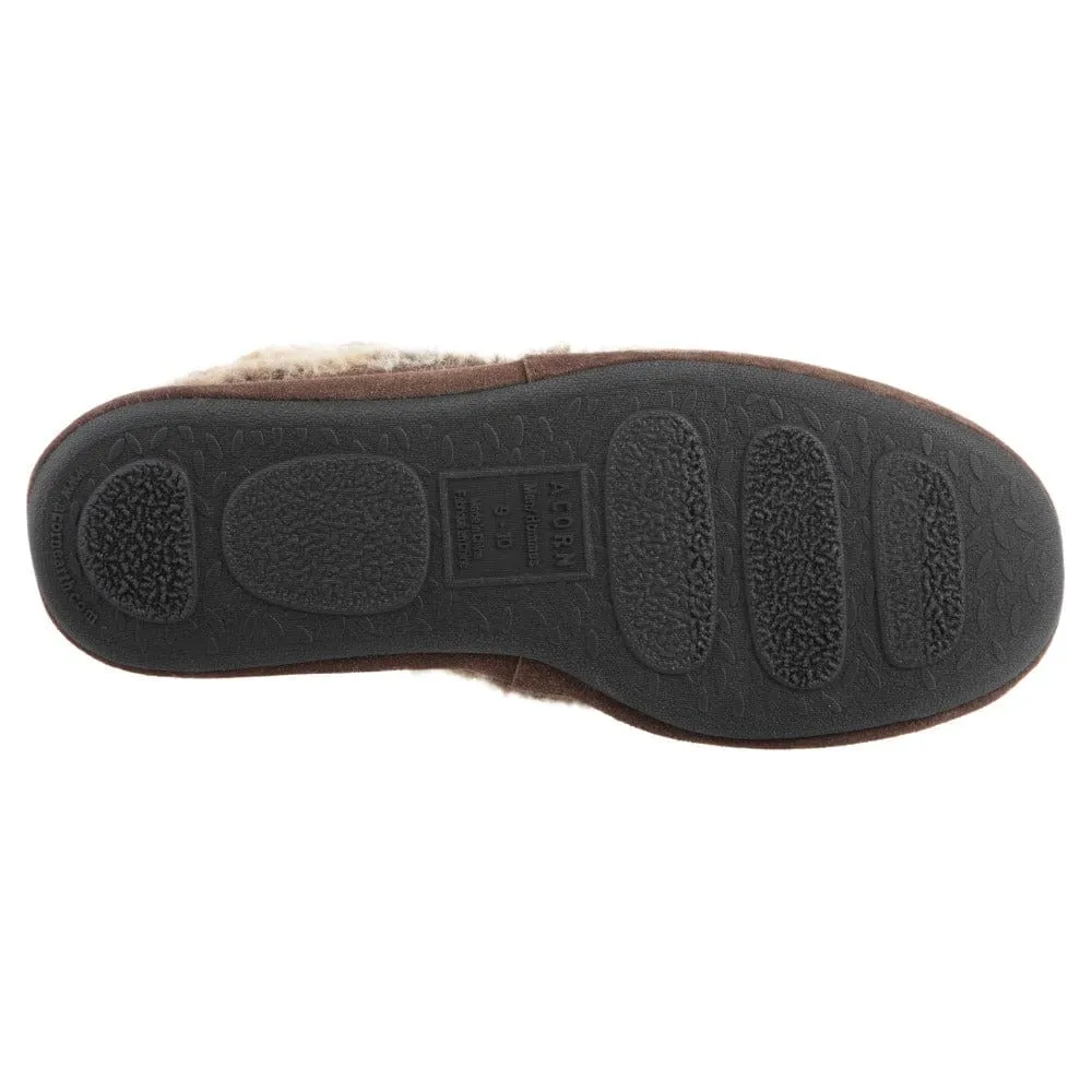 Acorn Men's Moc Slippers- Black