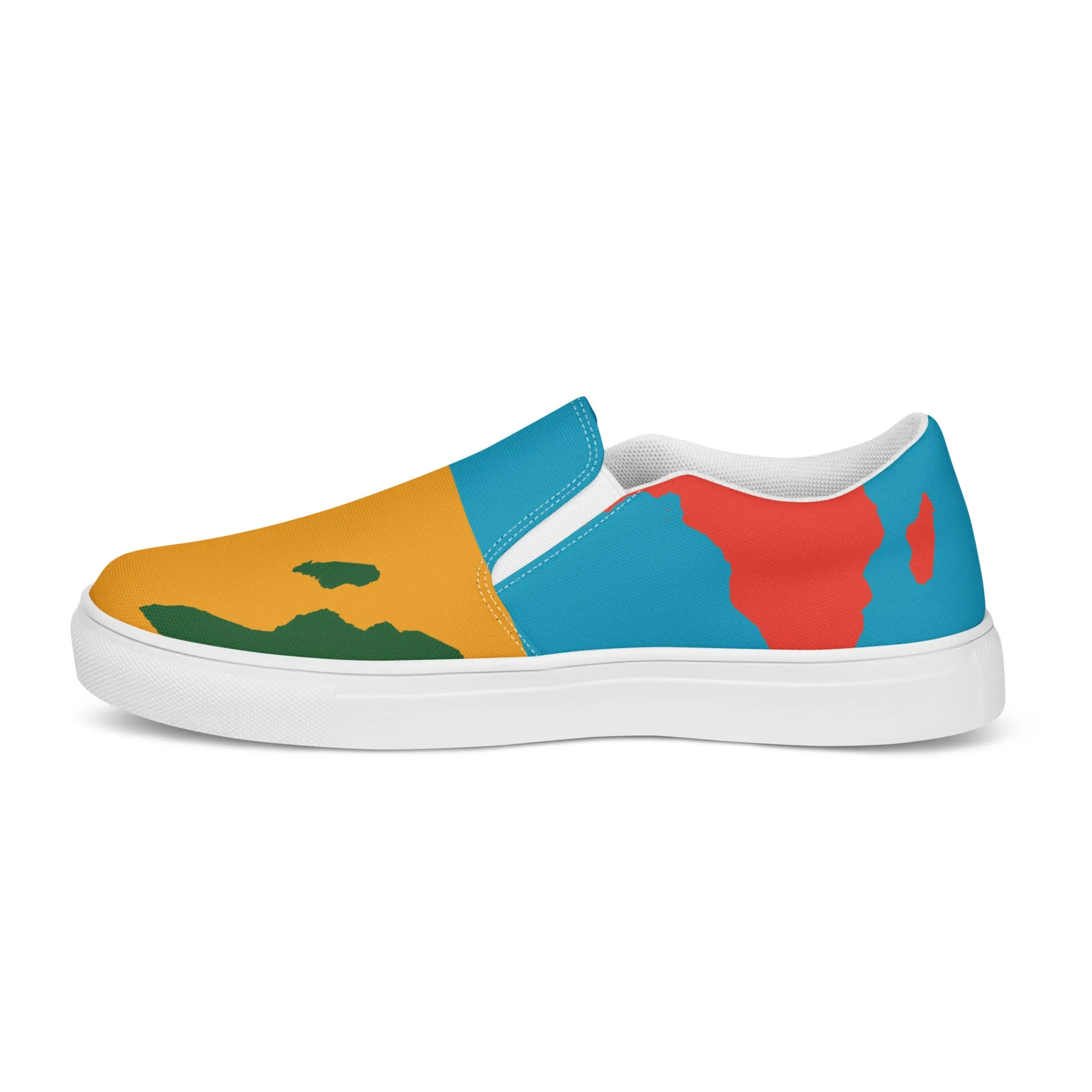 AFRICA WARHOL Women’s Slip-On Canvas Shoes (Bright)