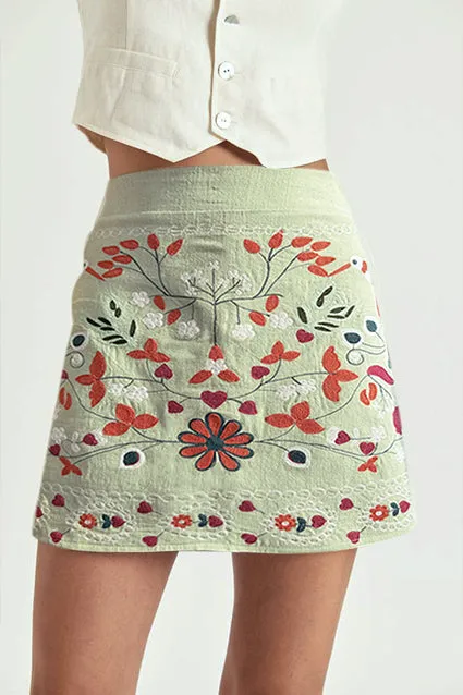 AGUSTINA - "A" MINI SKIRT CAYMA/ PRE ORDERS