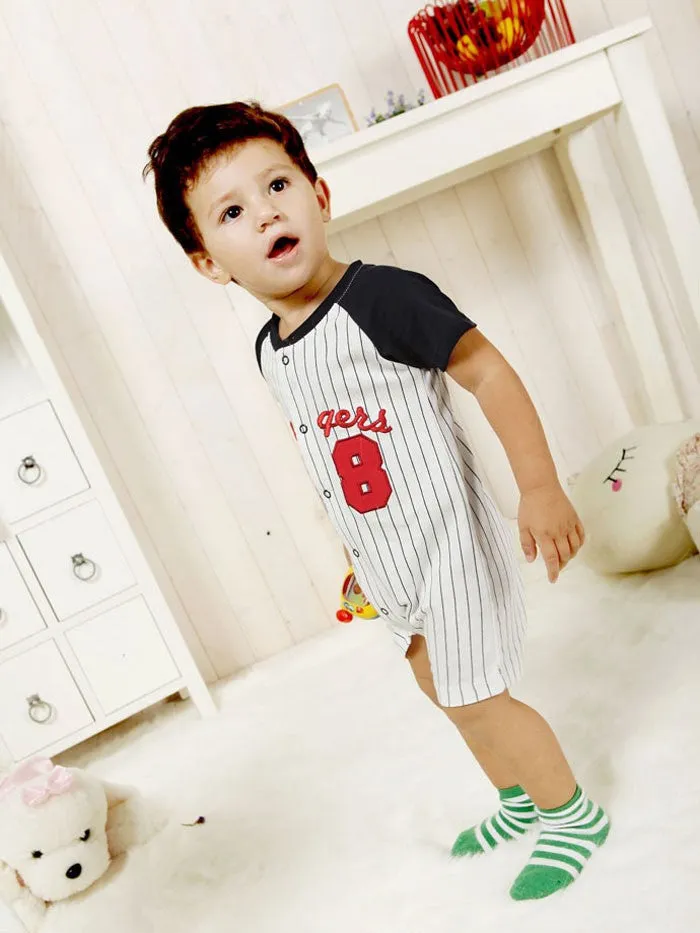 Baby Romper Slugger 28 Baseball League Romper