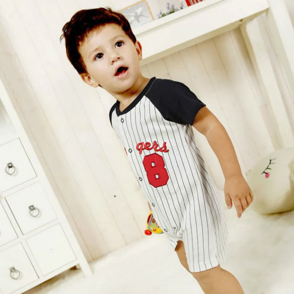Baby Romper Slugger 28 Baseball League Romper