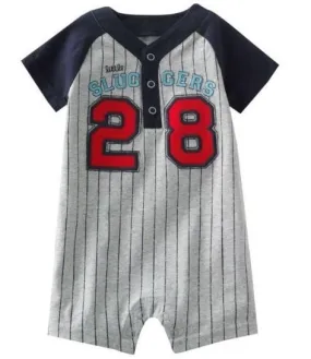 Baby Romper Slugger 28 Baseball League Romper