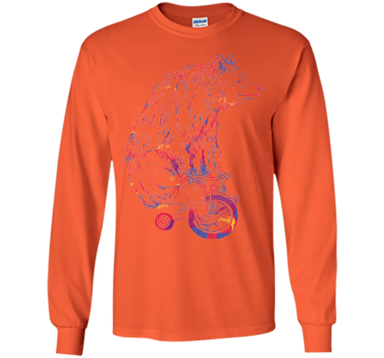 Bear Riding Bicycle T-Shirt