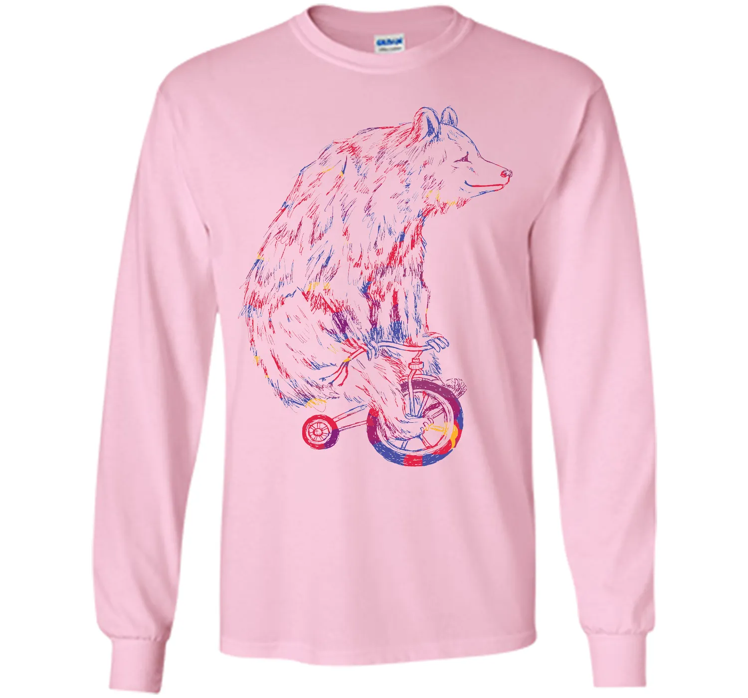 Bear Riding Bicycle T-Shirt