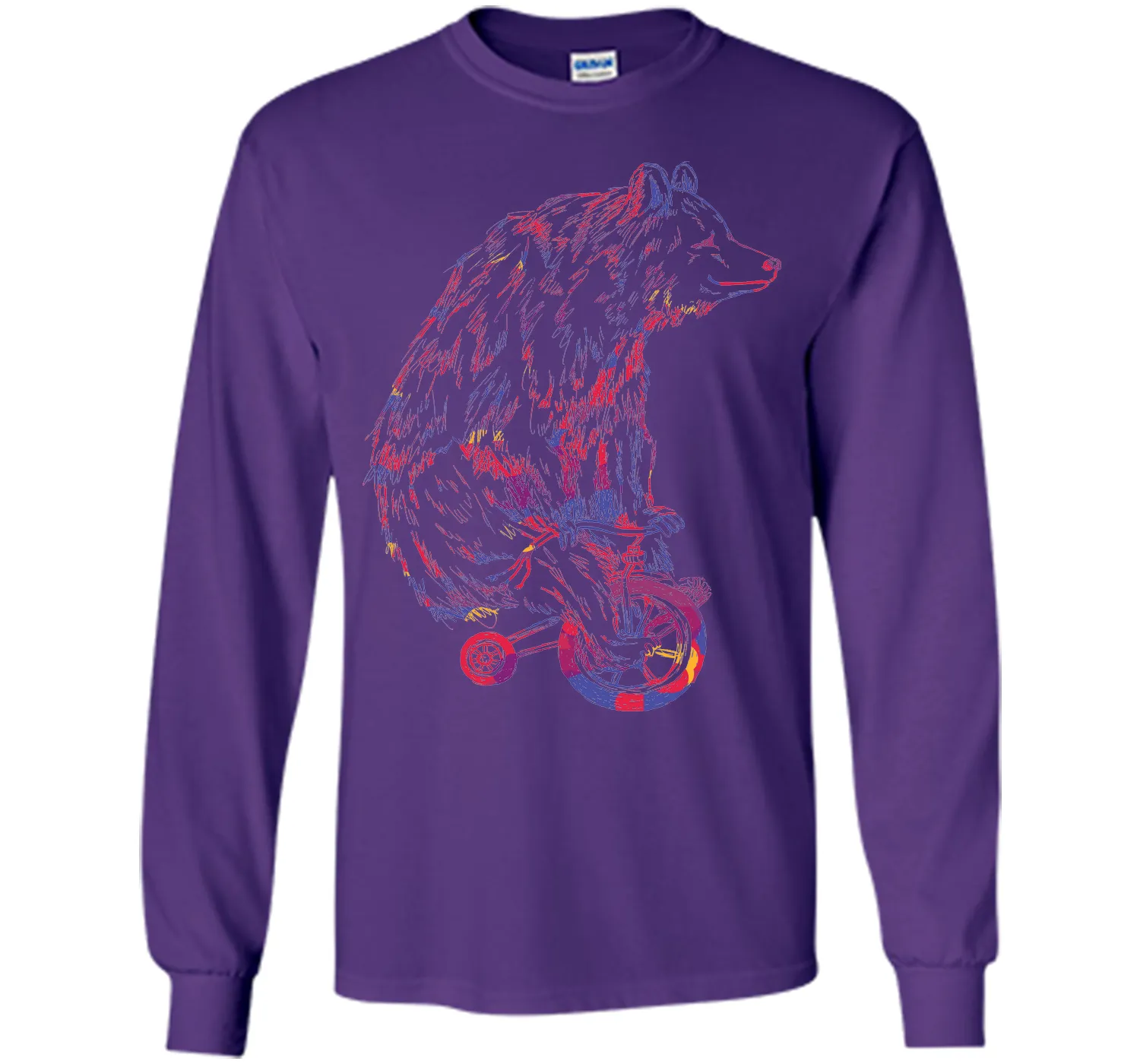 Bear Riding Bicycle T-Shirt