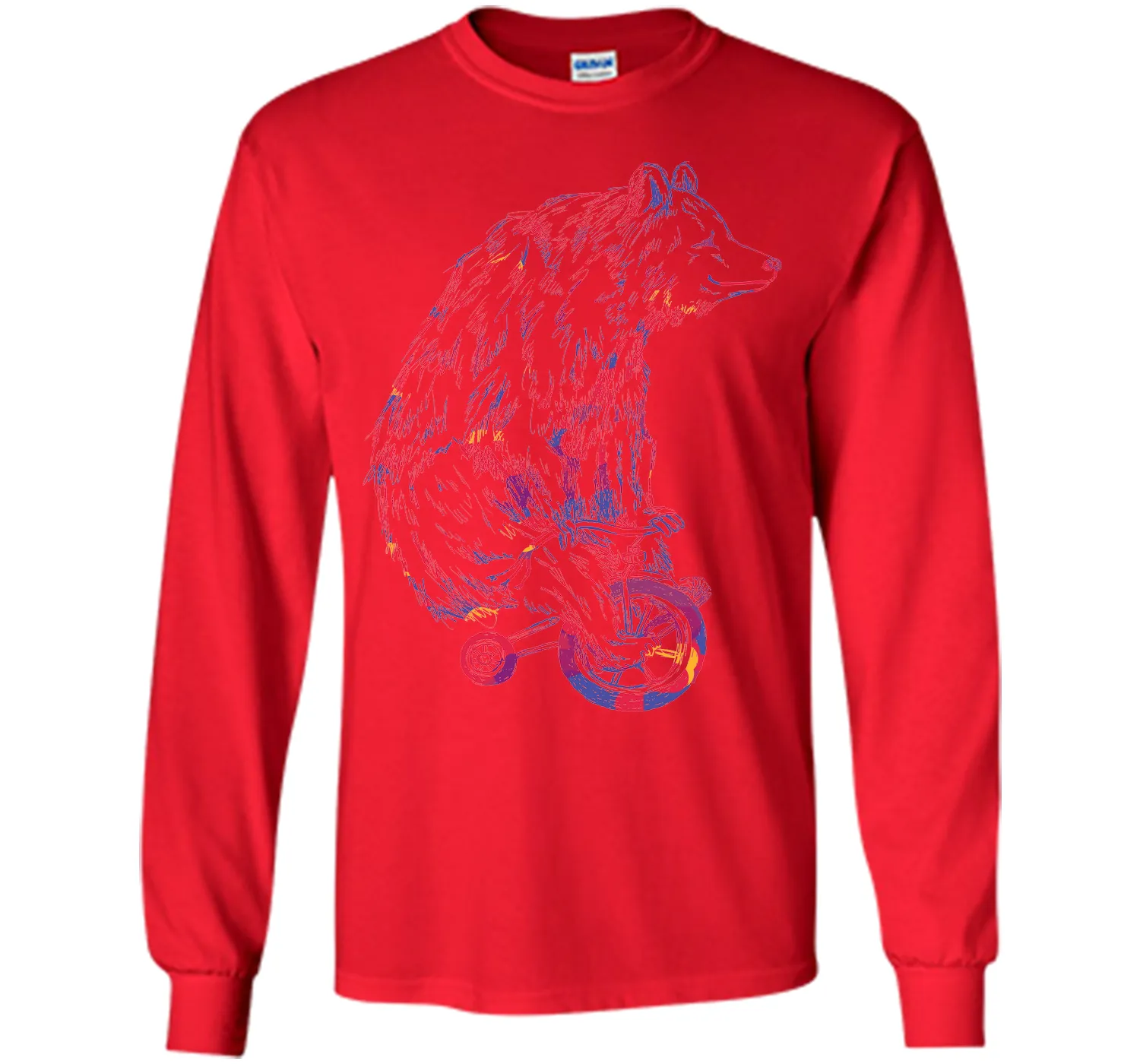 Bear Riding Bicycle T-Shirt