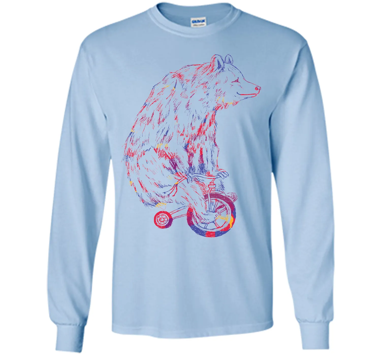 Bear Riding Bicycle T-Shirt
