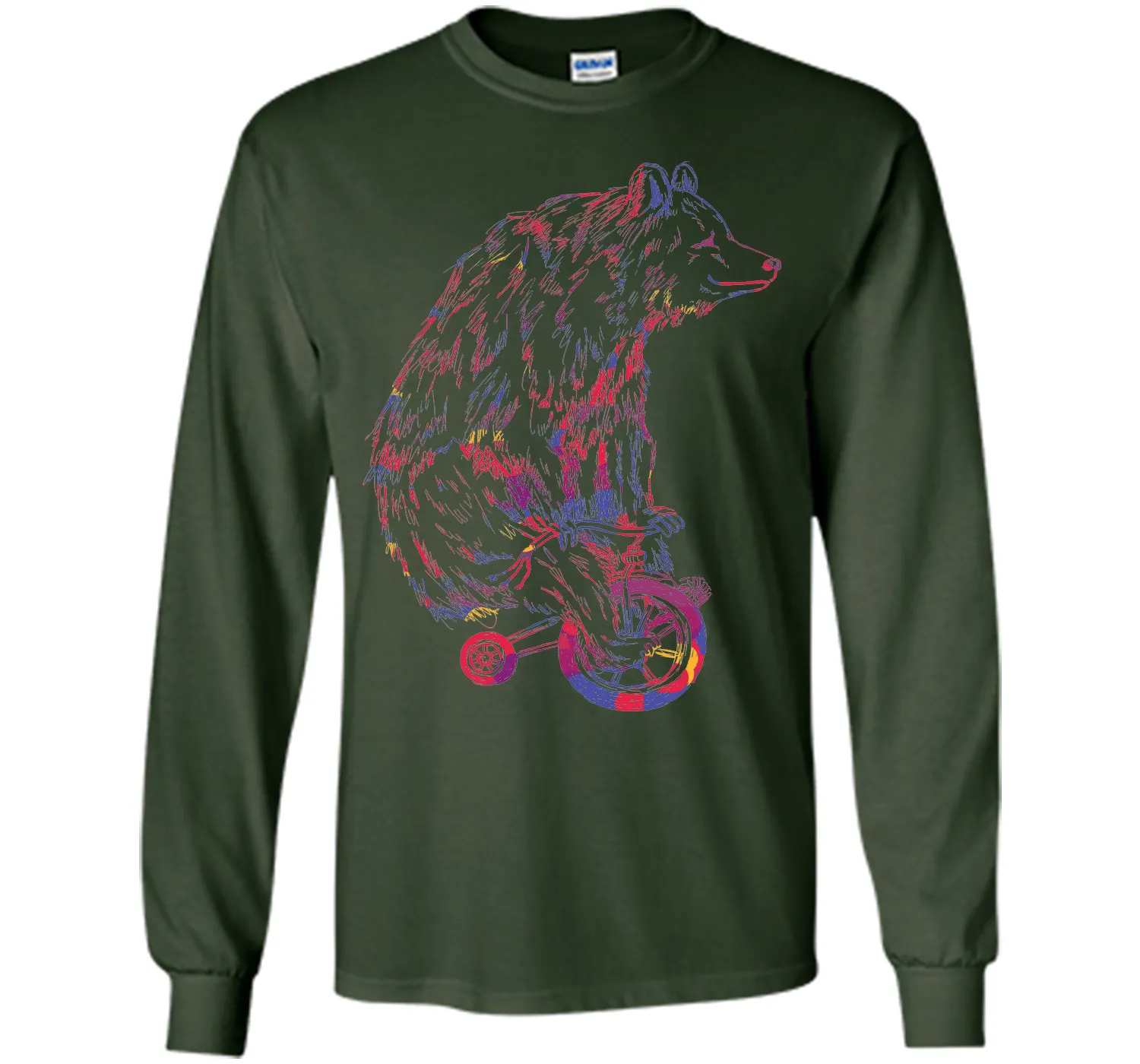 Bear Riding Bicycle T-Shirt