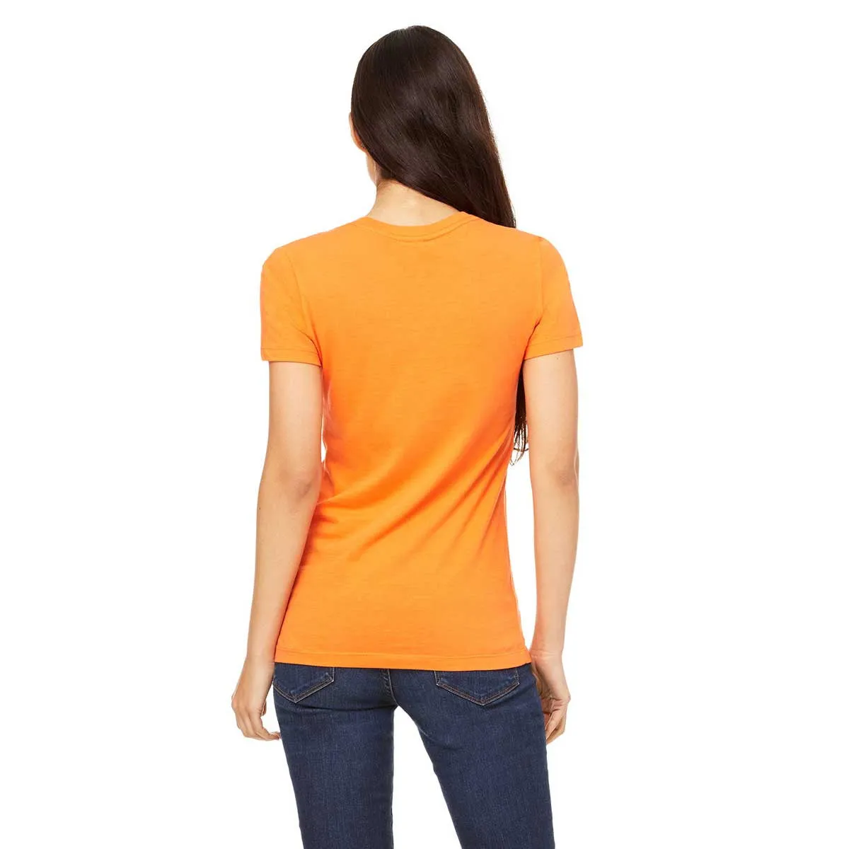 Bella   Canvas Women's Orange Jersey Short-Sleeve T-Shirt