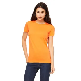 Bella   Canvas Women's Orange Jersey Short-Sleeve T-Shirt
