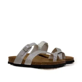 Big Leaf Women's Sandals - Silver