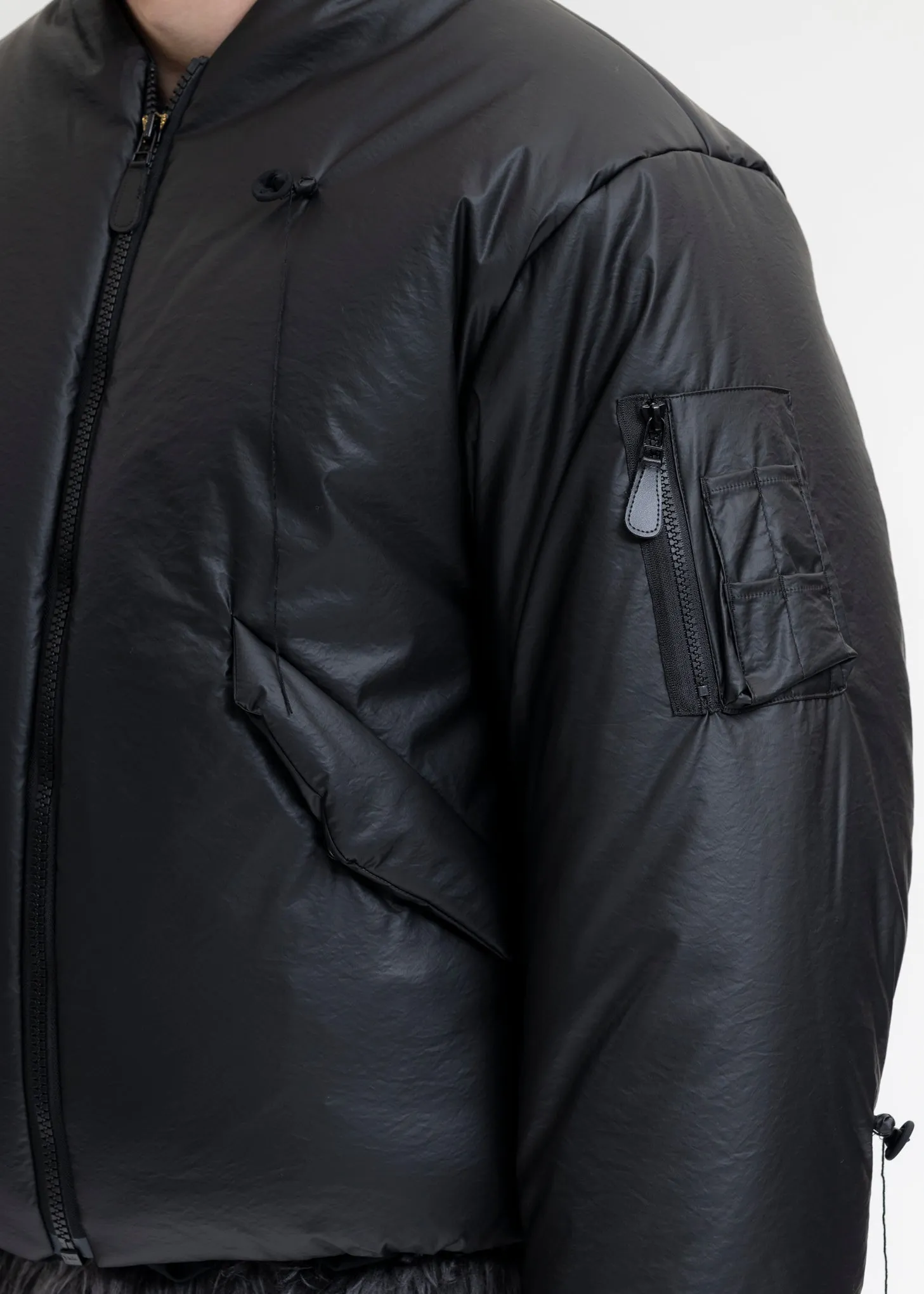 BLACK BALLOON BOMBER JACKET