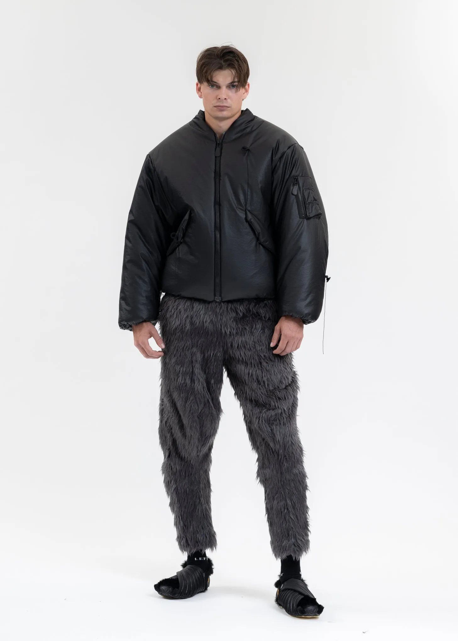 BLACK BALLOON BOMBER JACKET