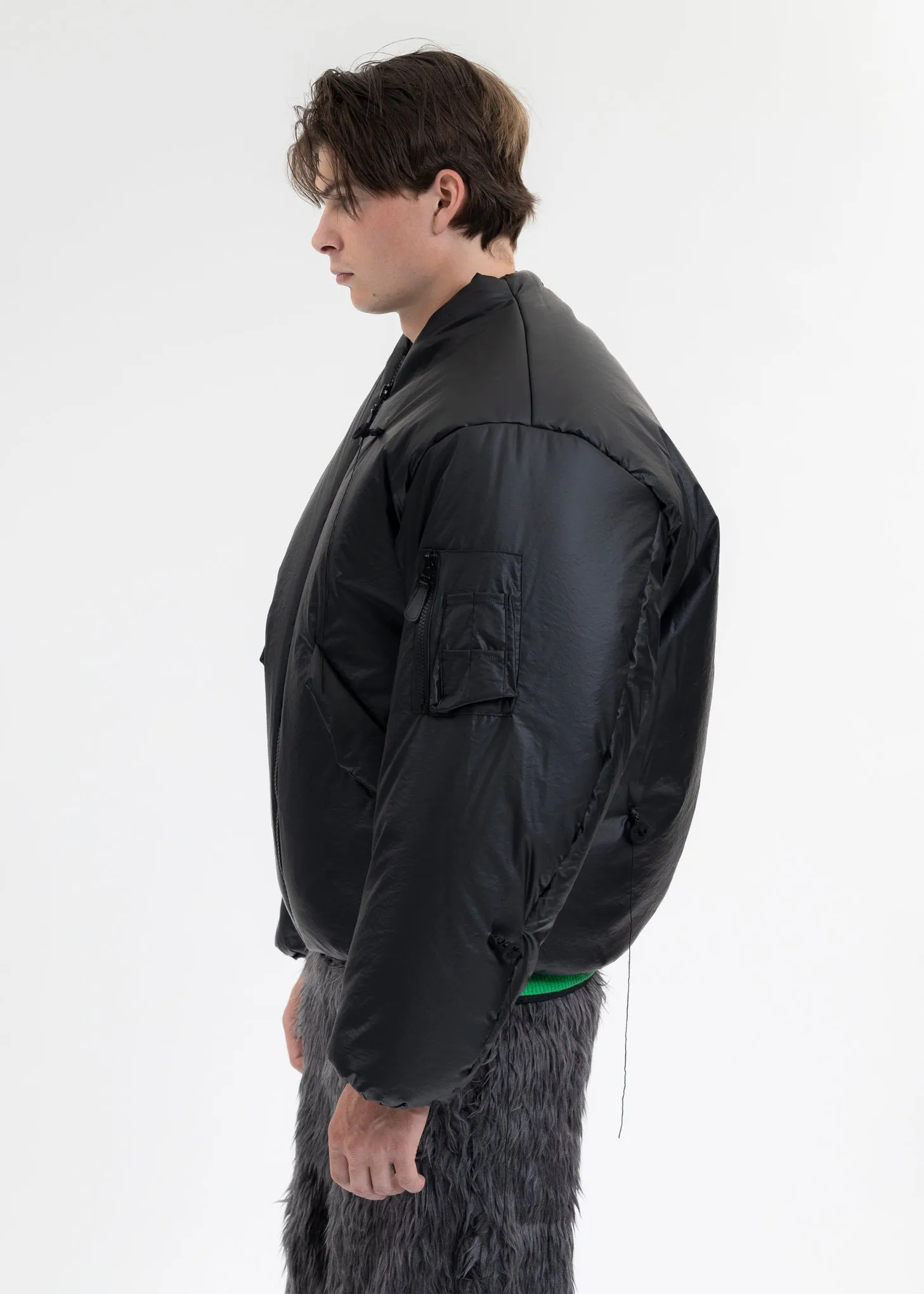 BLACK BALLOON BOMBER JACKET