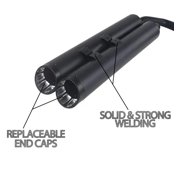 Black Exhaust for Kawasaki Vulcan Tourers, Slip-On Pipes for Kawasaki Vulcan Vaquero 1700 and Kawasaki Vulcan Voyager 1700 Touring Models