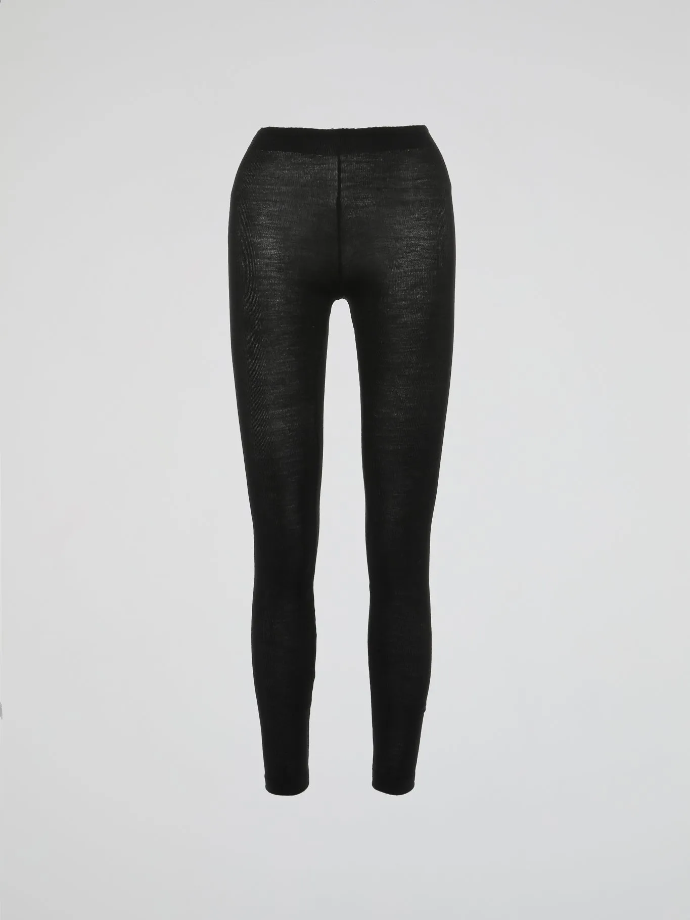 Black Knitted Leggings