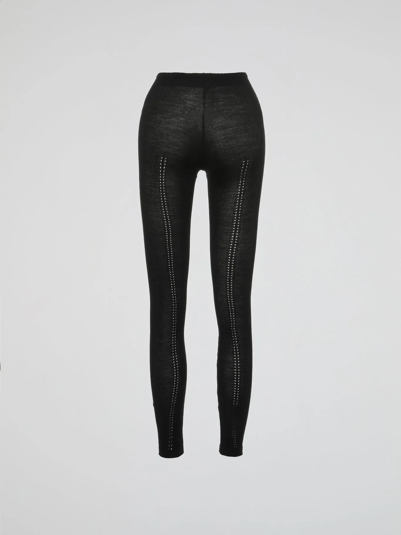 Black Knitted Leggings