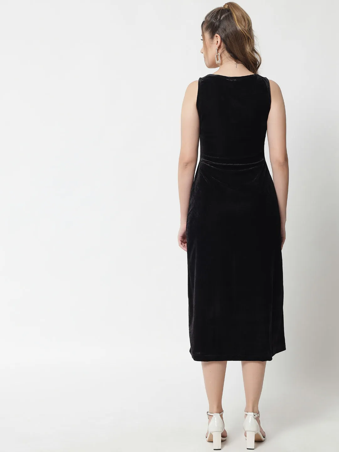 Black Sequence Party Dress