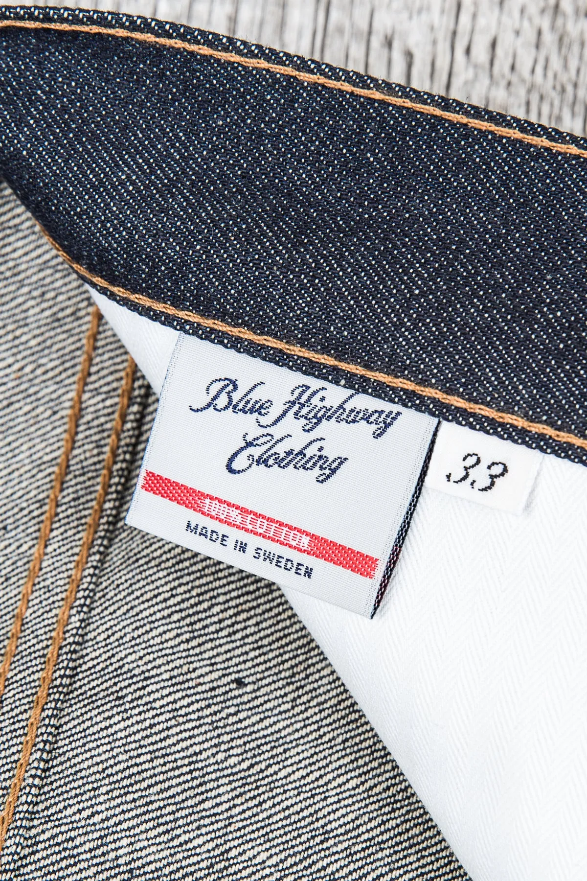 Blue Highway Clothing Jeans B002 Made in Sweden