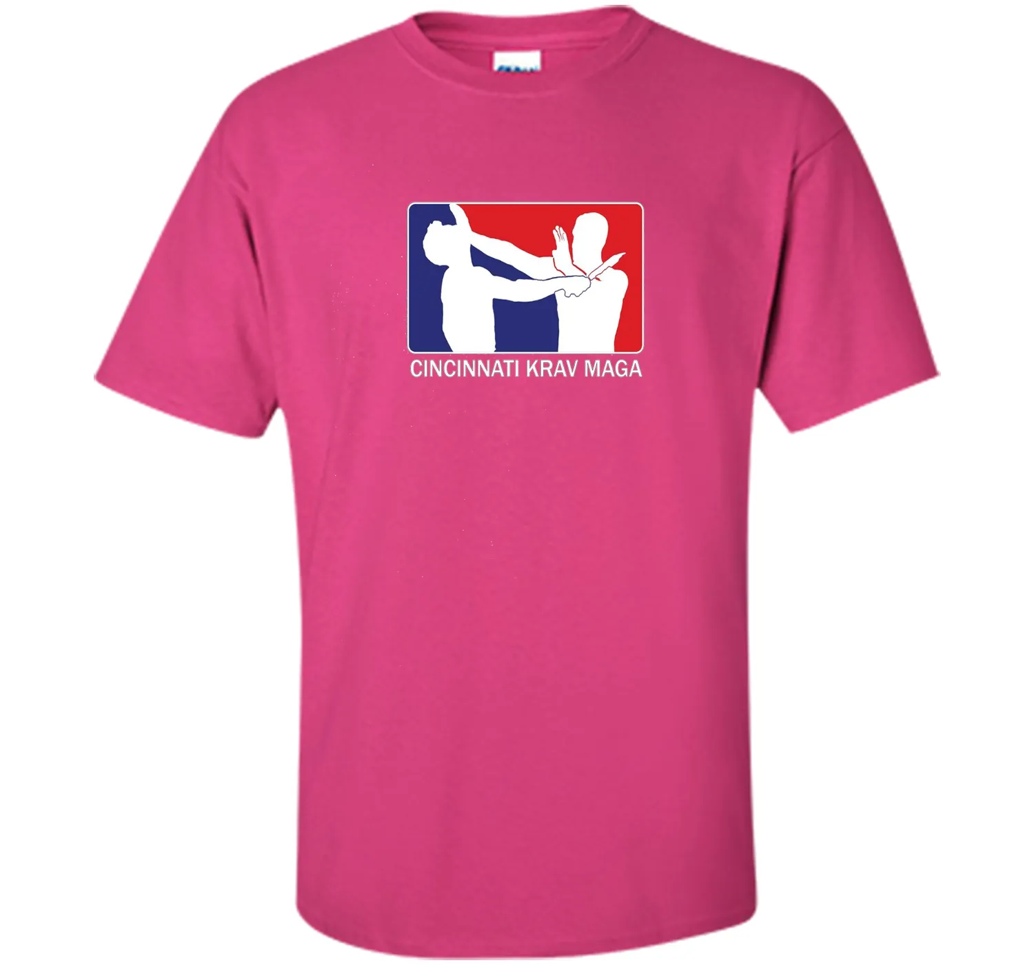 Cincinnati Krav Maga Red and Blue Logo T-Shirt