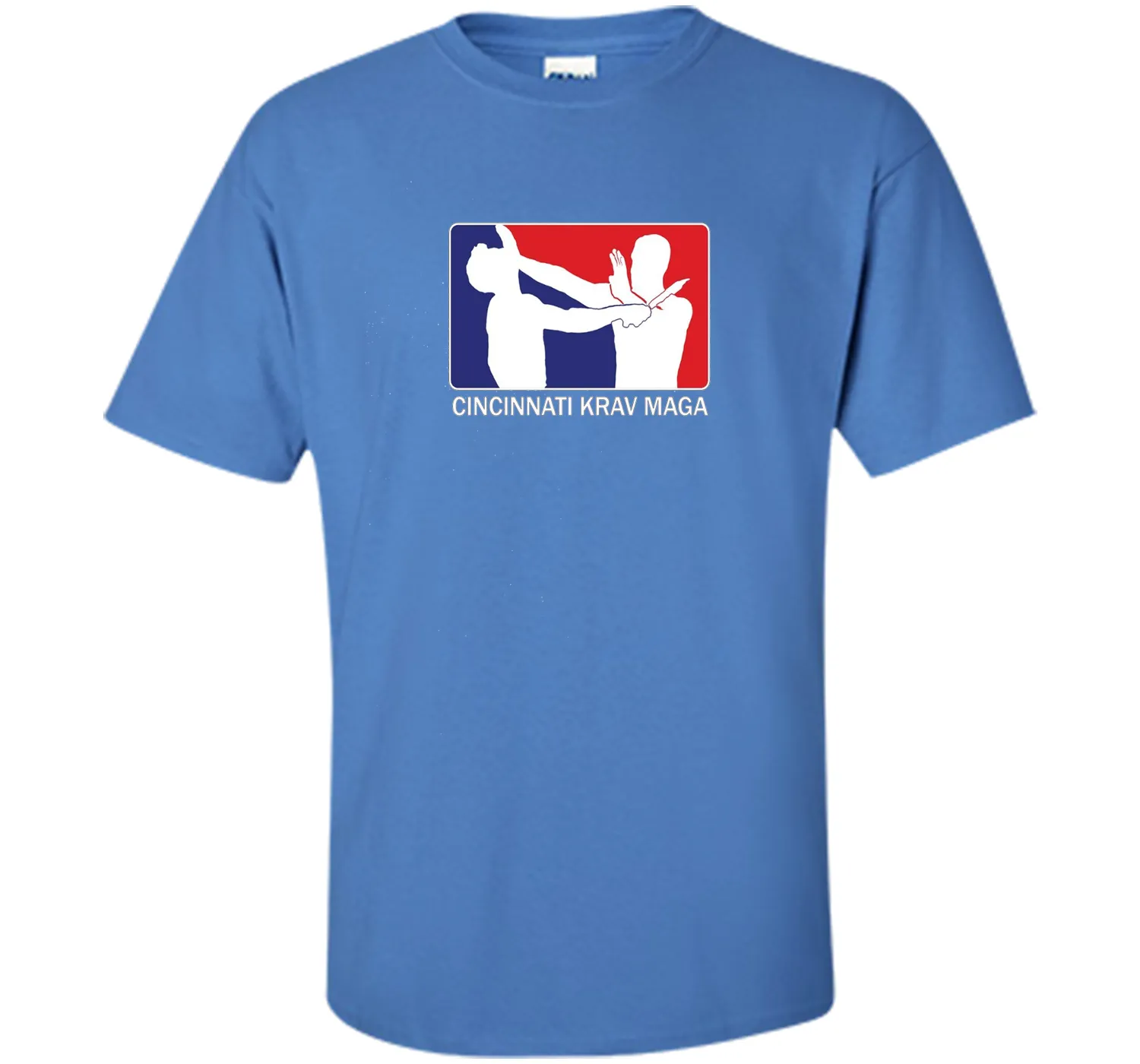 Cincinnati Krav Maga Red and Blue Logo T-Shirt