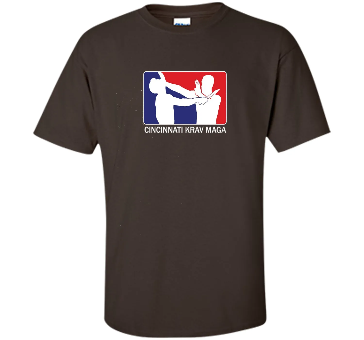 Cincinnati Krav Maga Red and Blue Logo T-Shirt