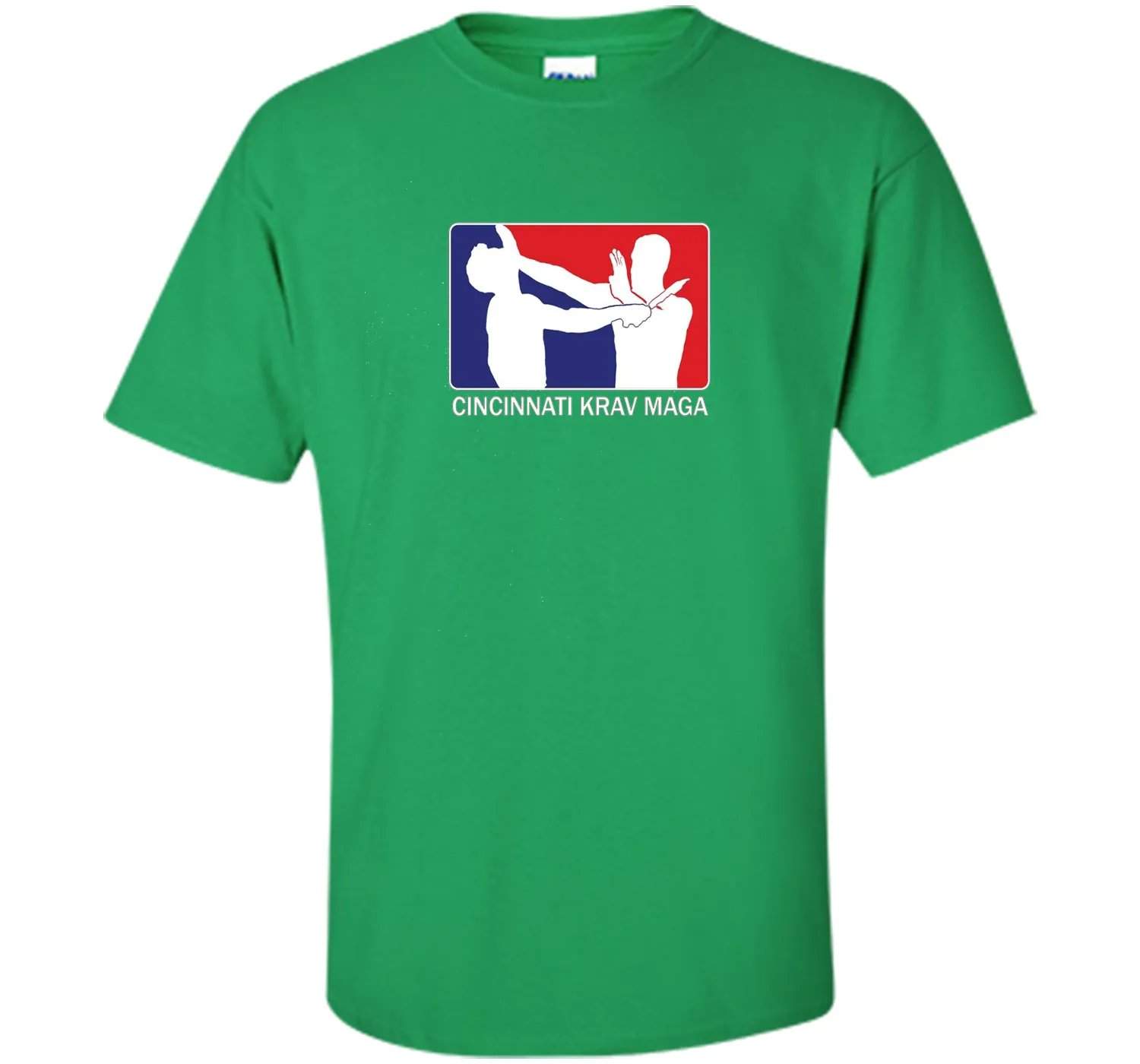 Cincinnati Krav Maga Red and Blue Logo T-Shirt