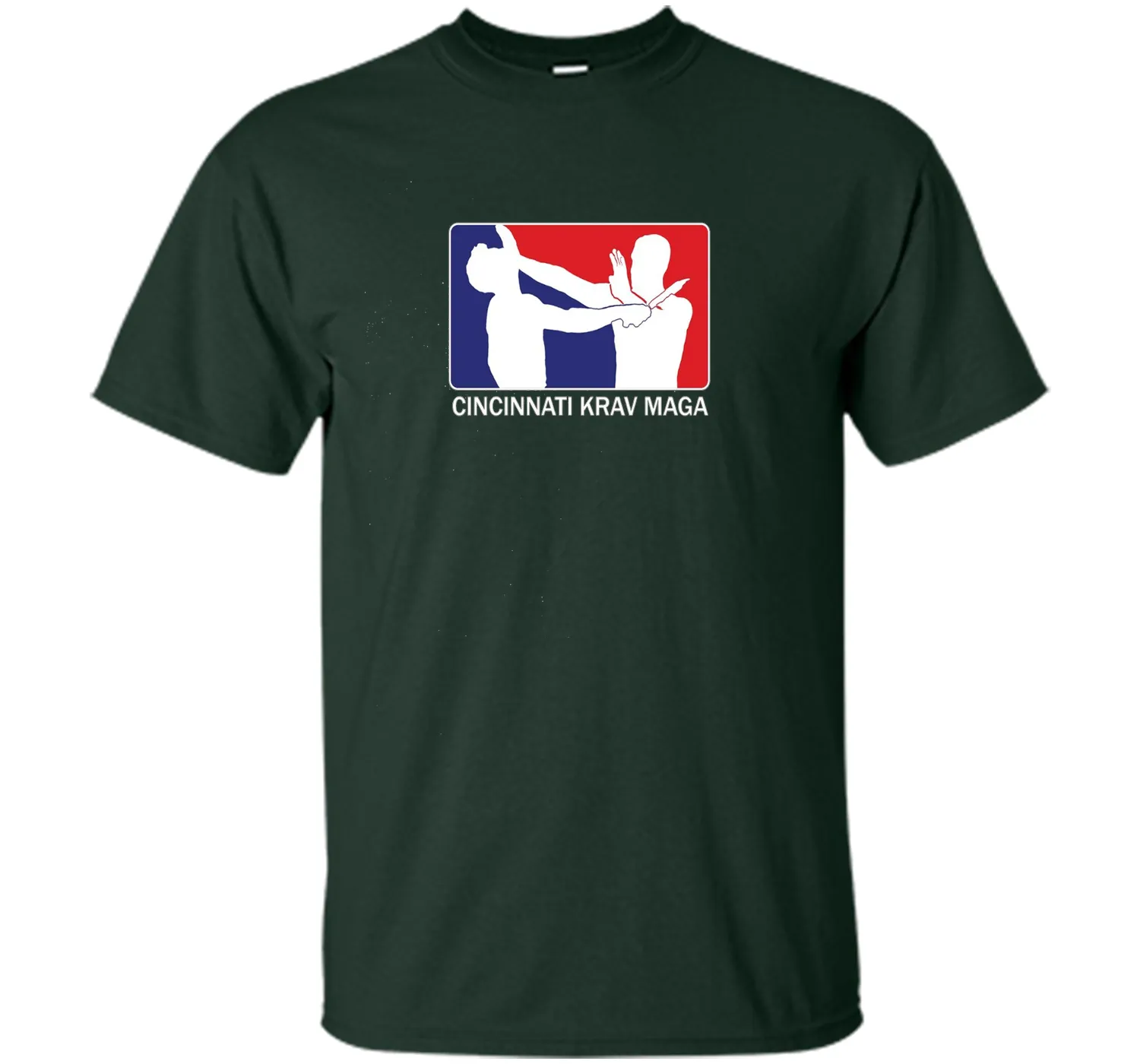Cincinnati Krav Maga Red and Blue Logo T-Shirt