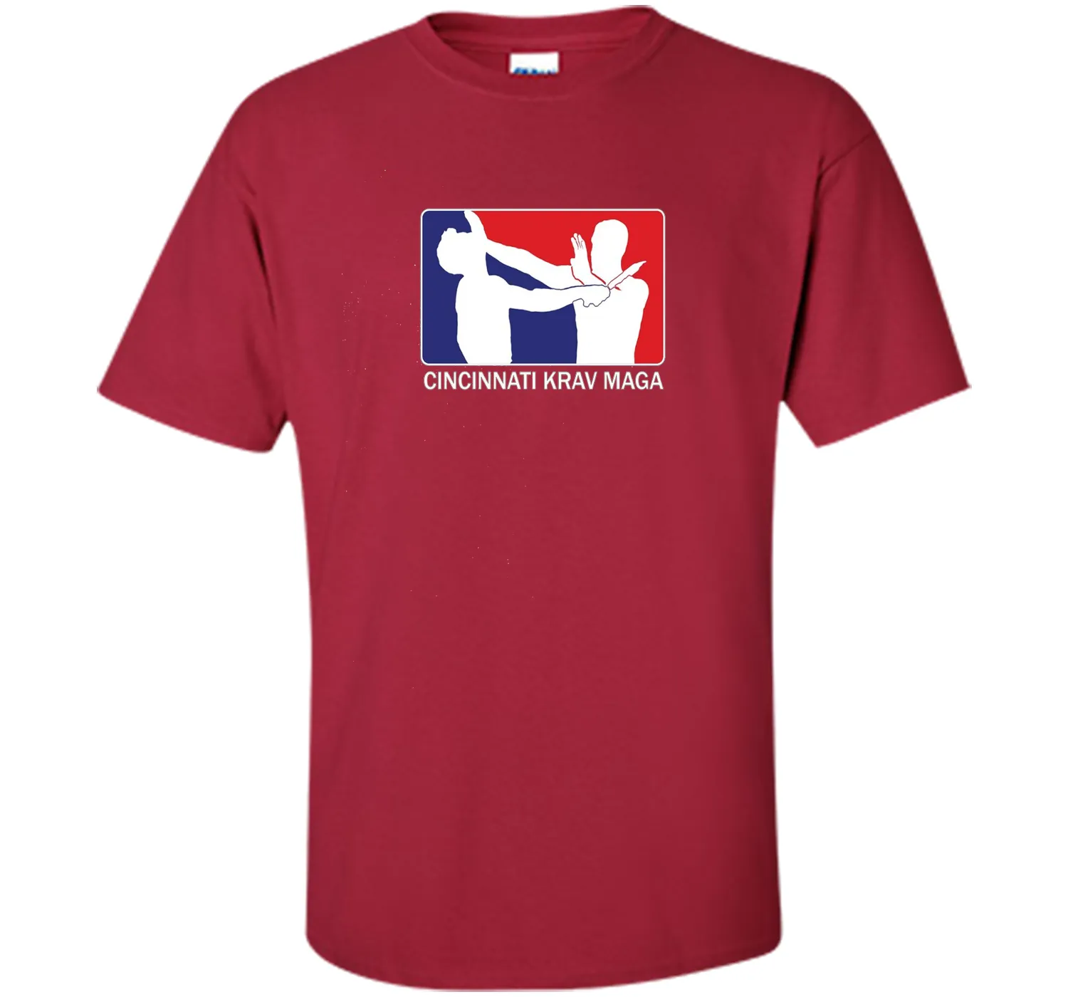 Cincinnati Krav Maga Red and Blue Logo T-Shirt