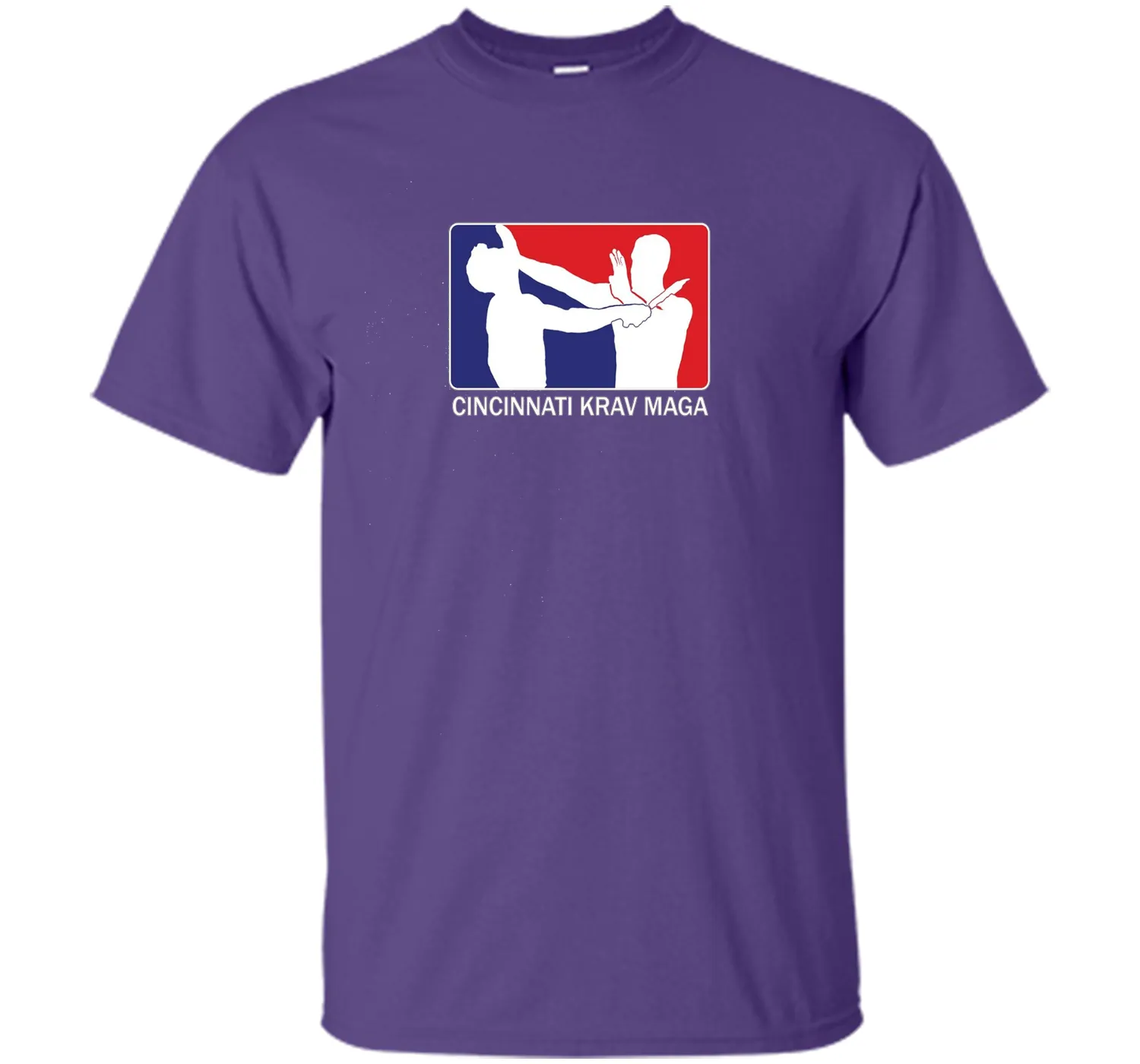 Cincinnati Krav Maga Red and Blue Logo T-Shirt