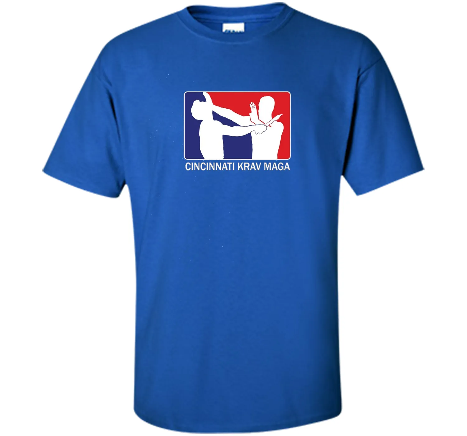 Cincinnati Krav Maga Red and Blue Logo T-Shirt