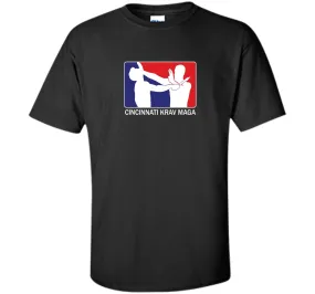 Cincinnati Krav Maga Red and Blue Logo T-Shirt