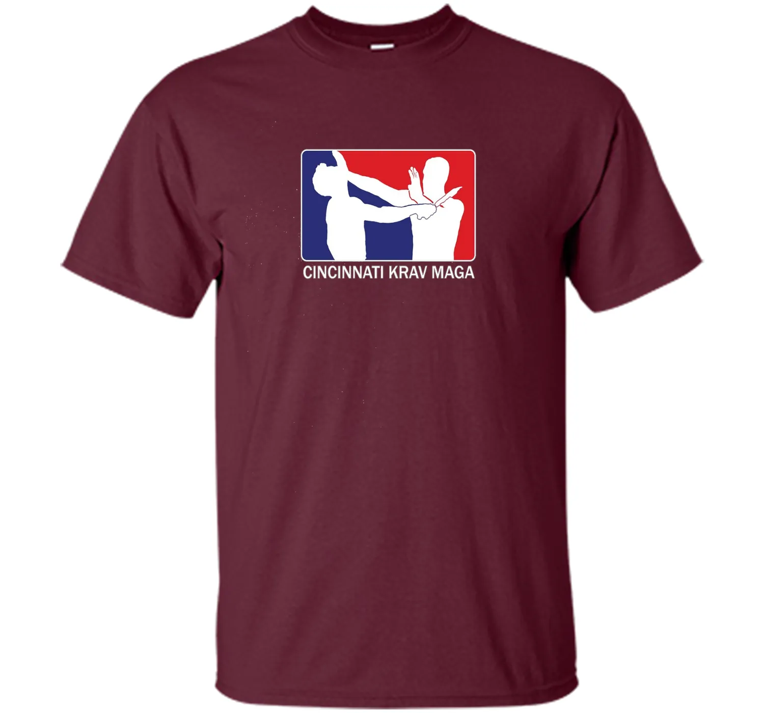 Cincinnati Krav Maga Red and Blue Logo T-Shirt