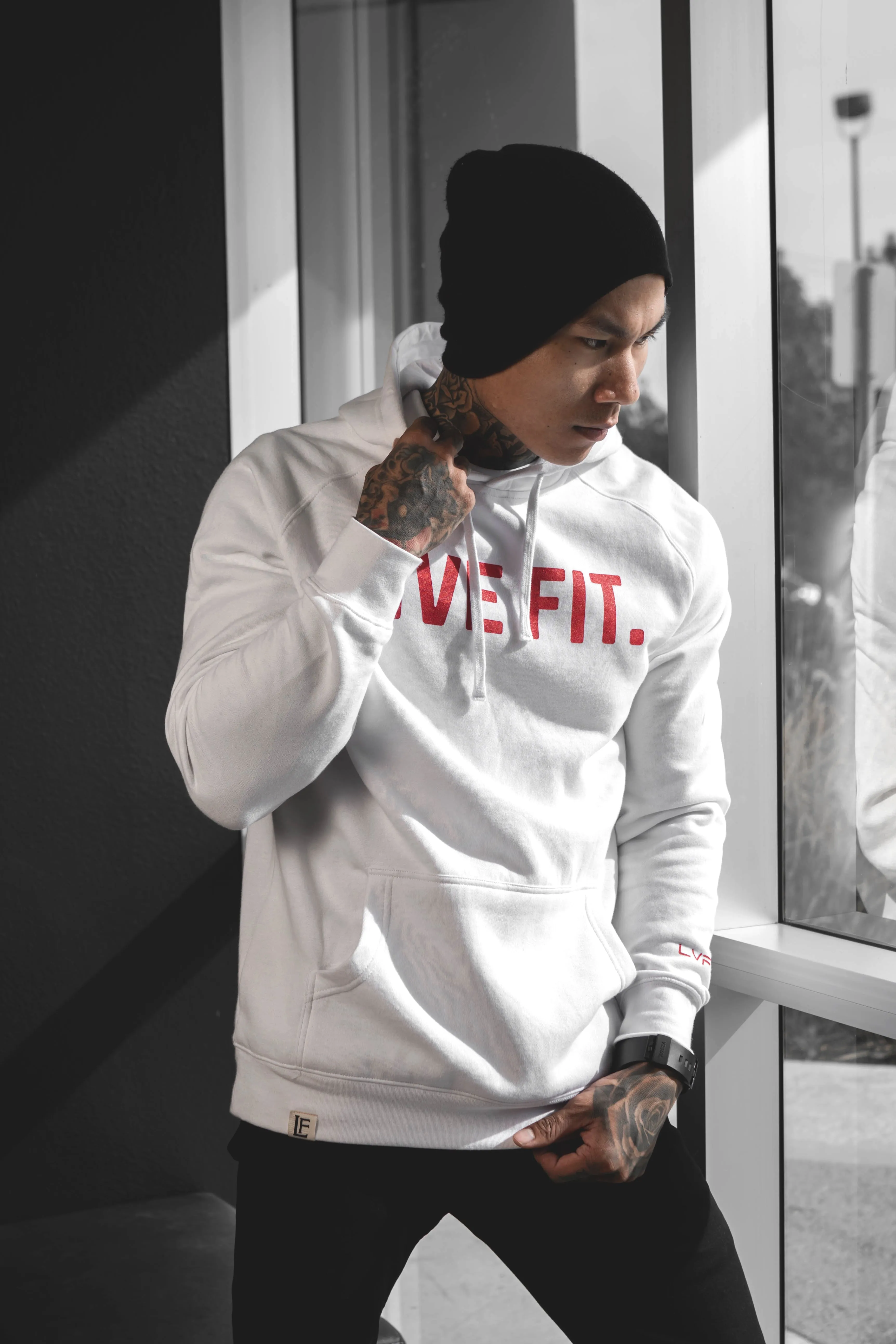 Classic Live Fit Hoodie - White