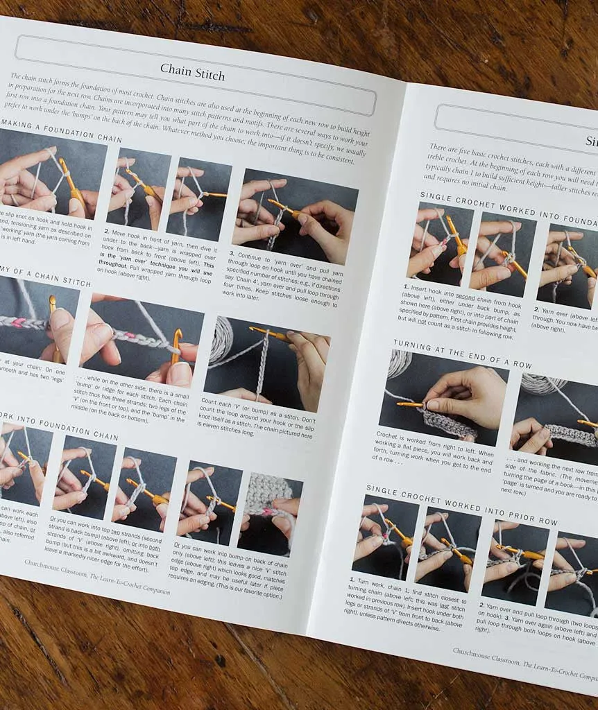Classroom: The Learn-To-Crochet Companion