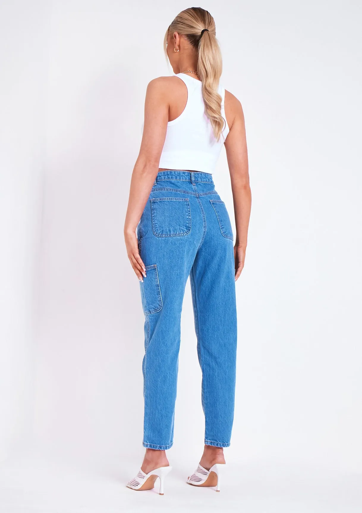 Destinee Denim Cargo Jeans