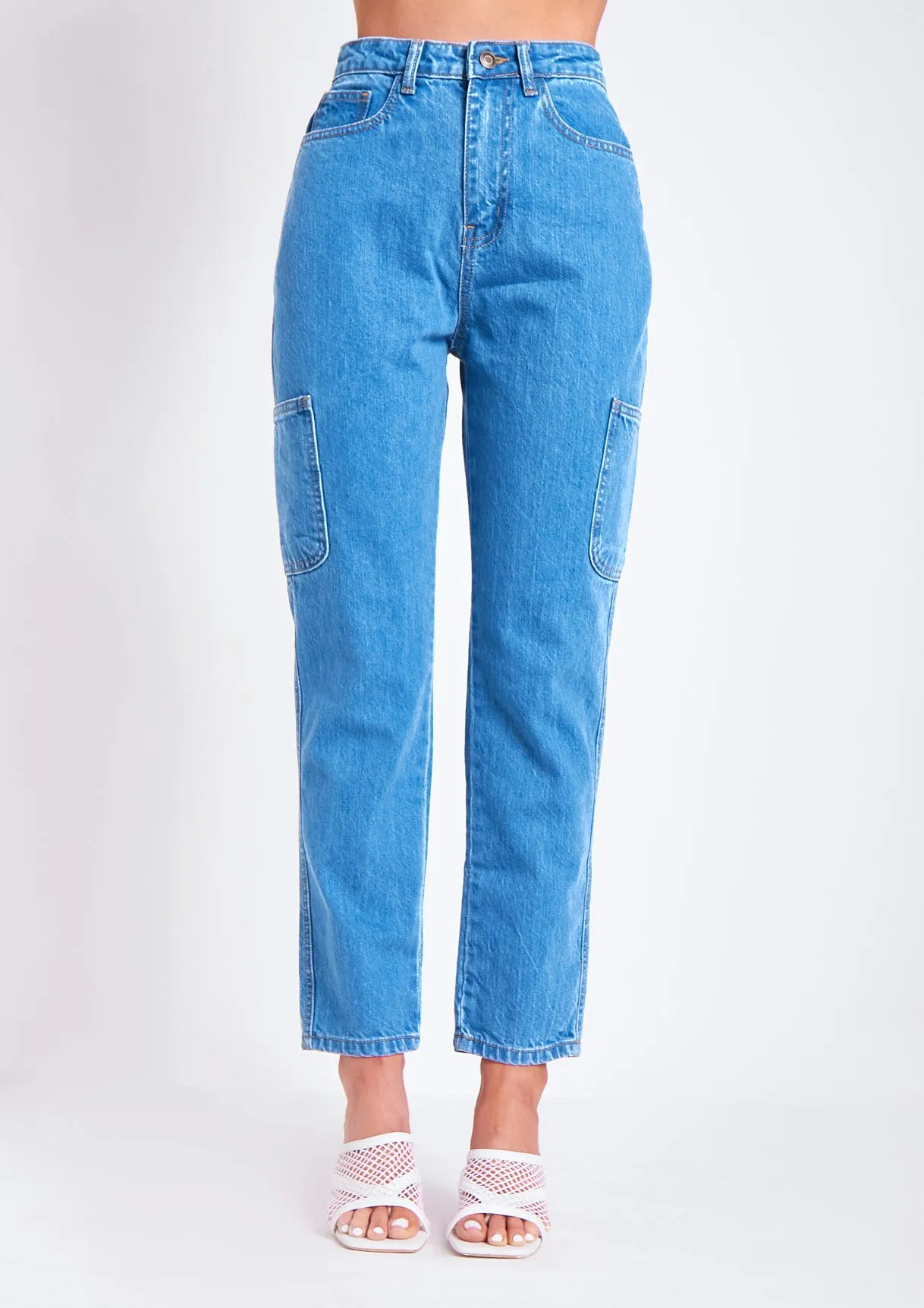 Destinee Denim Cargo Jeans
