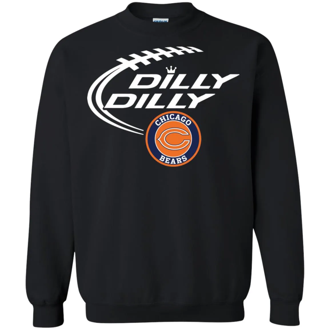Dilly Dilly Chicago Bears Nfl Football Unisex Crewneck Pullover Sweatshirt