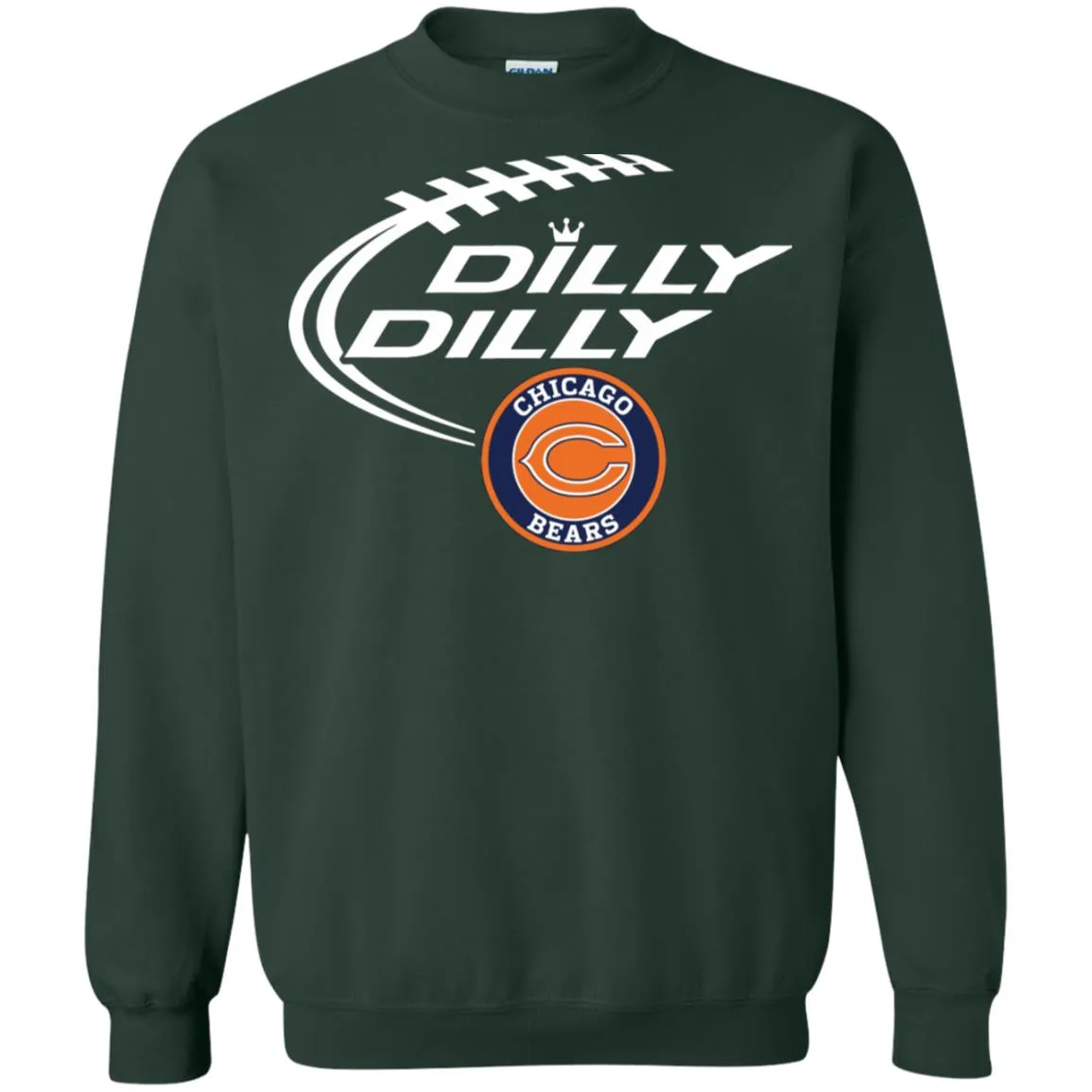 Dilly Dilly Chicago Bears Nfl Football Unisex Crewneck Pullover Sweatshirt
