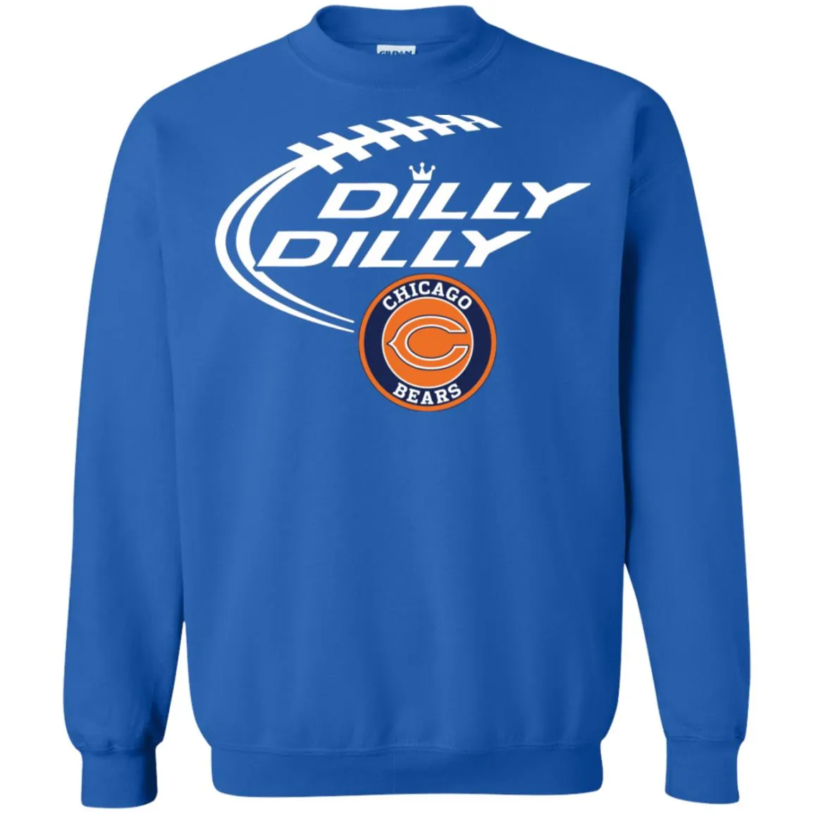 Dilly Dilly Chicago Bears Nfl Football Unisex Crewneck Pullover Sweatshirt