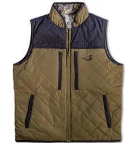Dixie Decoys: South Creek 2.0 Reversible Vest- FrogSkin Camo