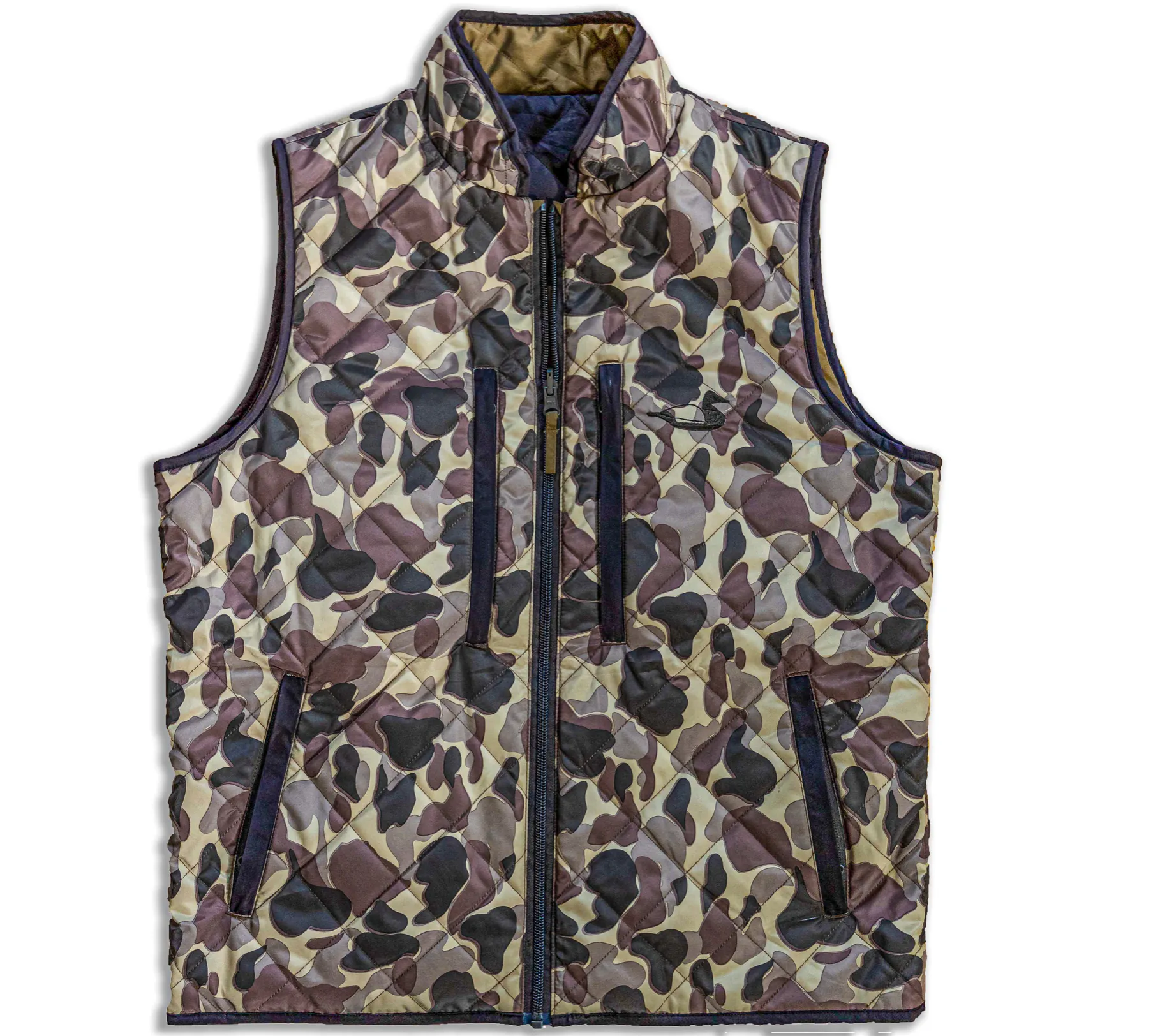 Dixie Decoys: South Creek 2.0 Reversible Vest- FrogSkin Camo