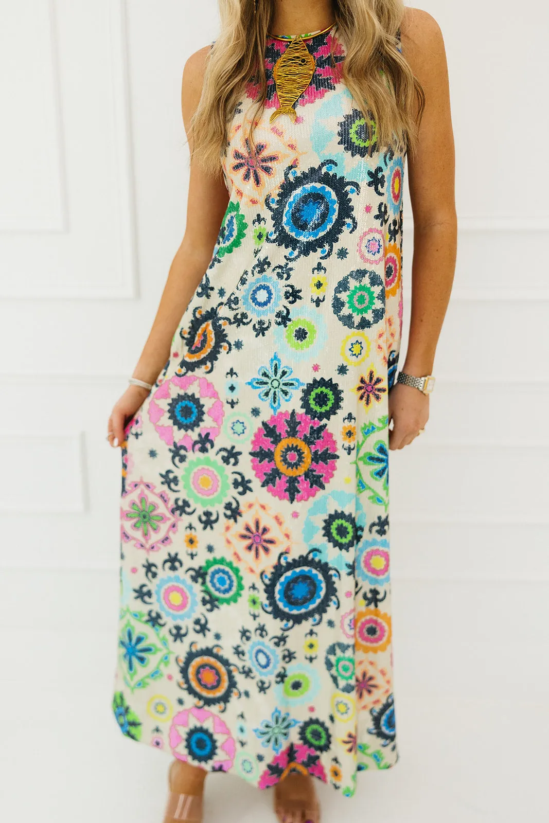 DRESS ZINA SUZANI LENTEJUELAS
