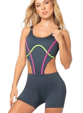 Duo Cutout Short Jumpsuit