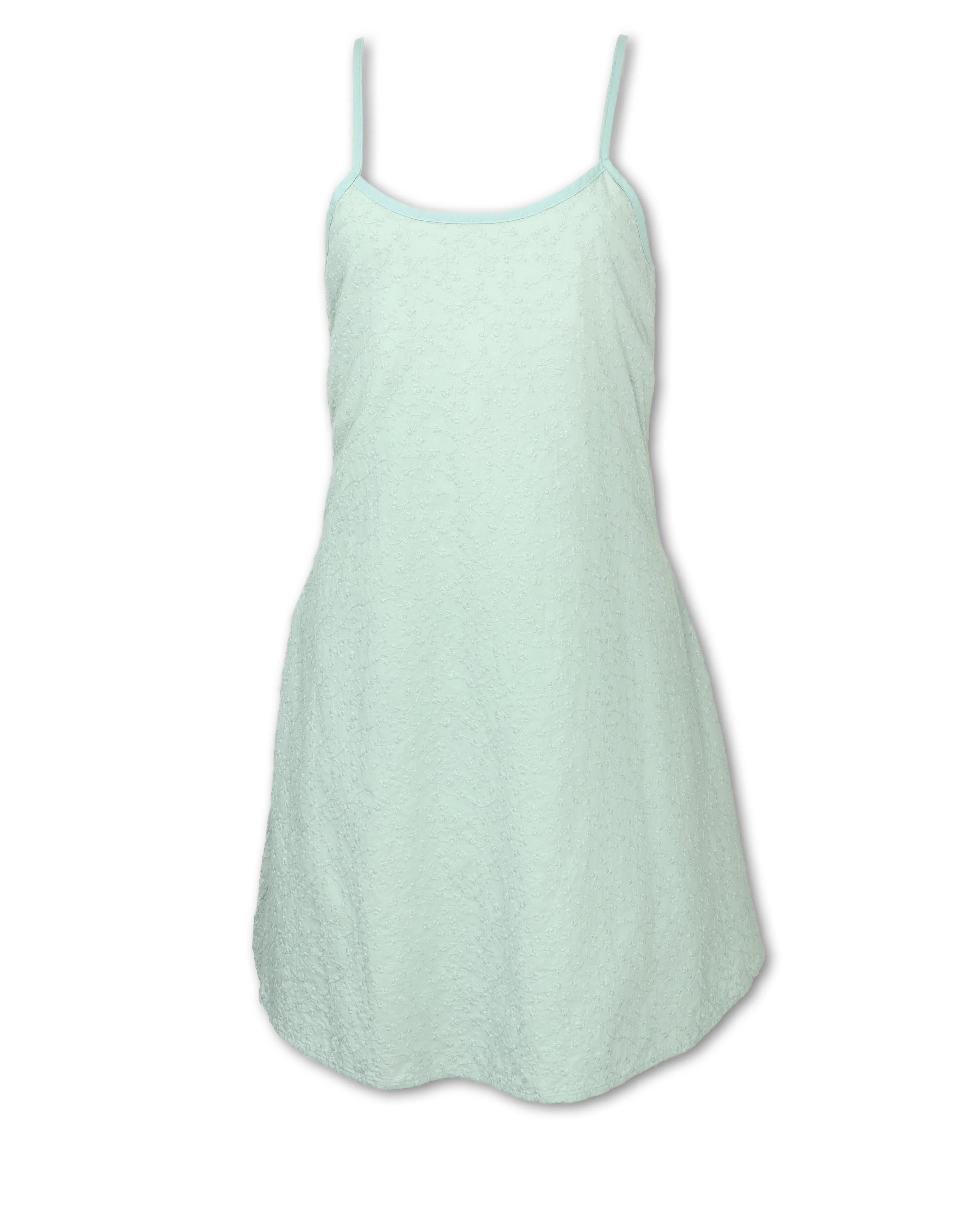 EMBROIDERED SLIP DRESS