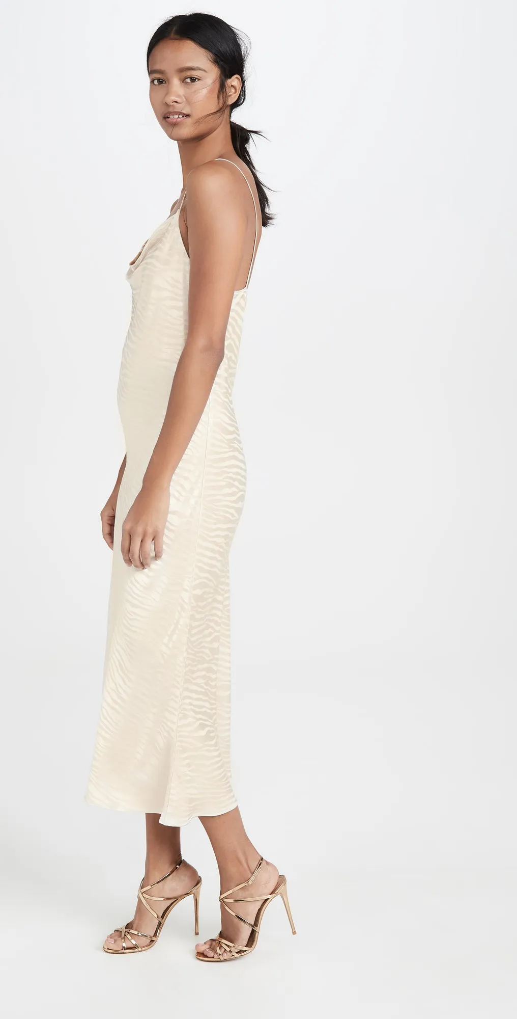 Kat Cowl Midi Dress