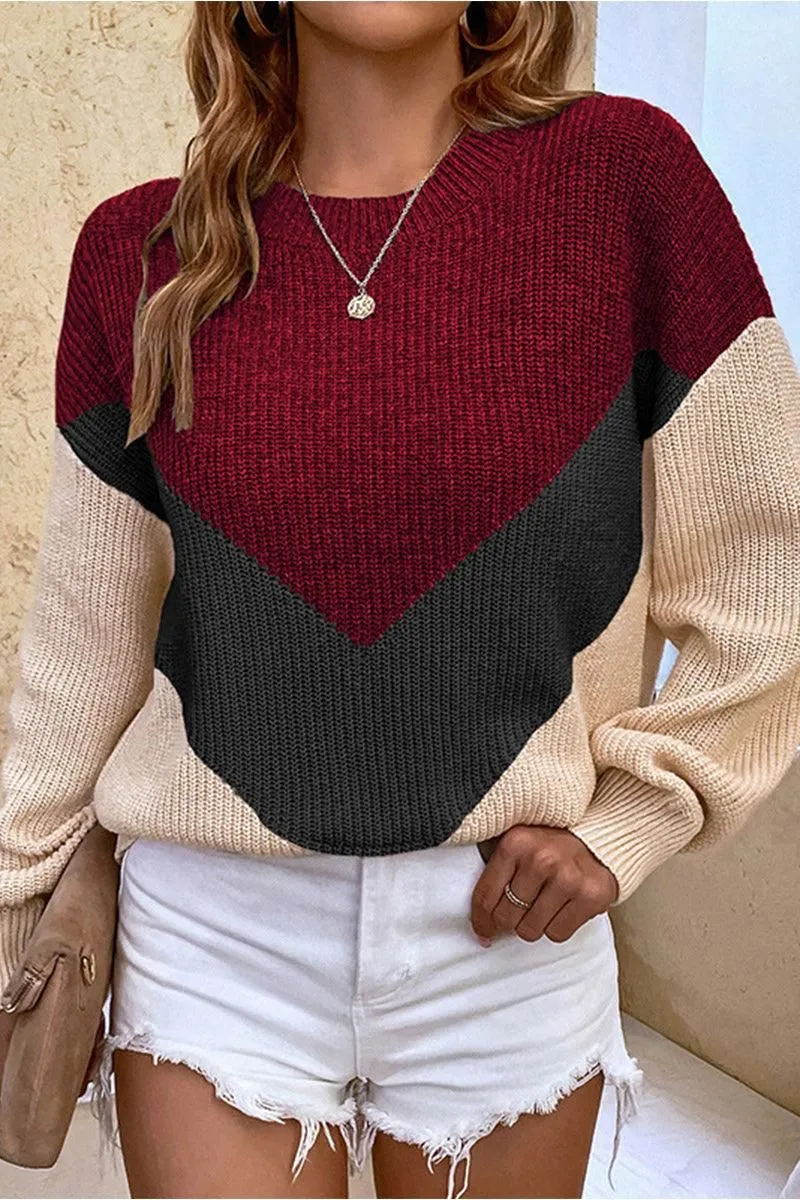 KNITWEAR ROUND NECK LONGSLEEVE SWEATER