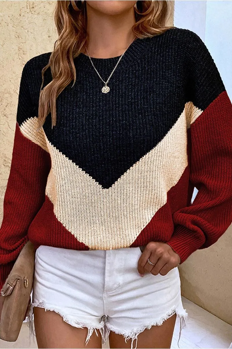KNITWEAR ROUND NECK LONGSLEEVE SWEATER