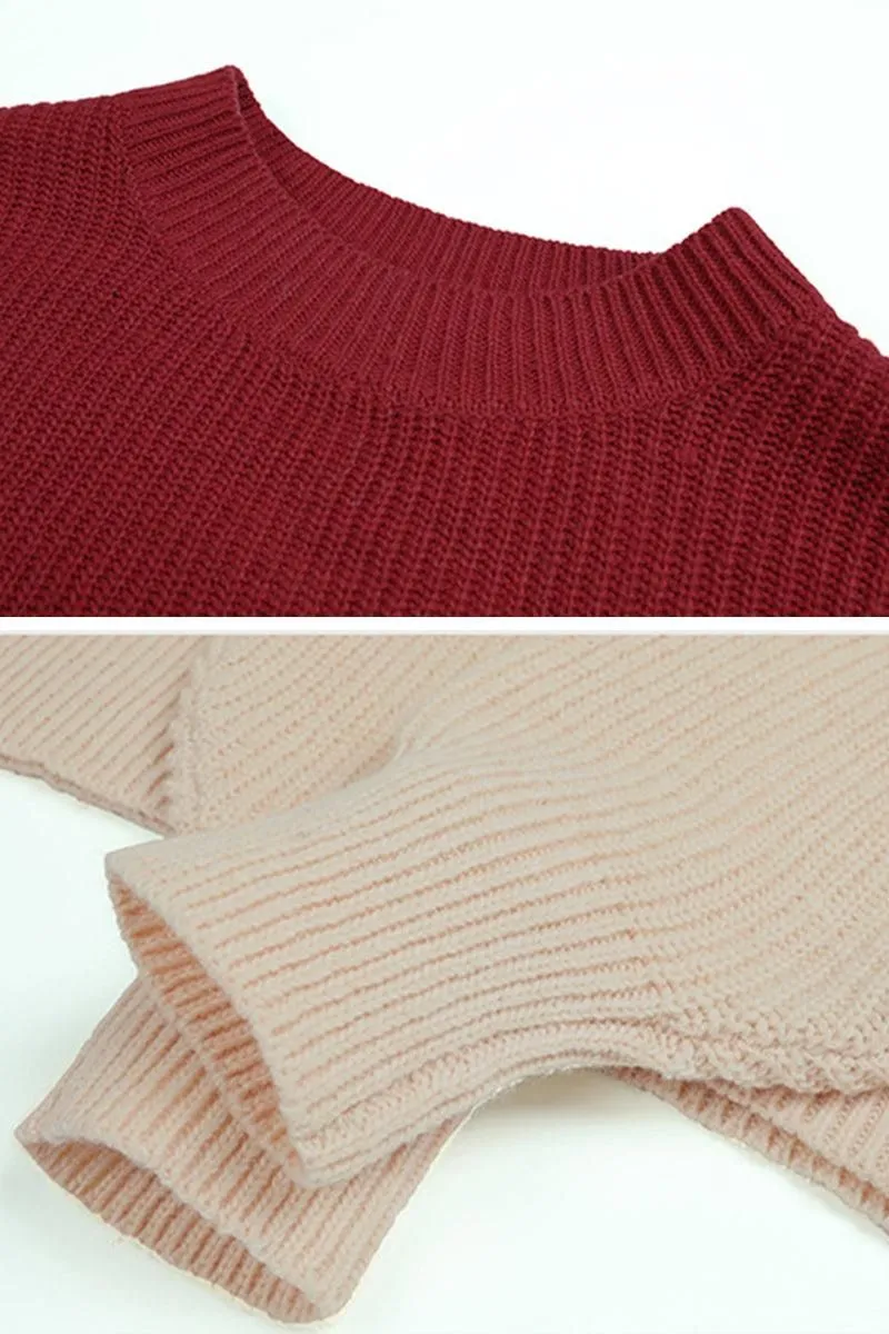 KNITWEAR ROUND NECK LONGSLEEVE SWEATER